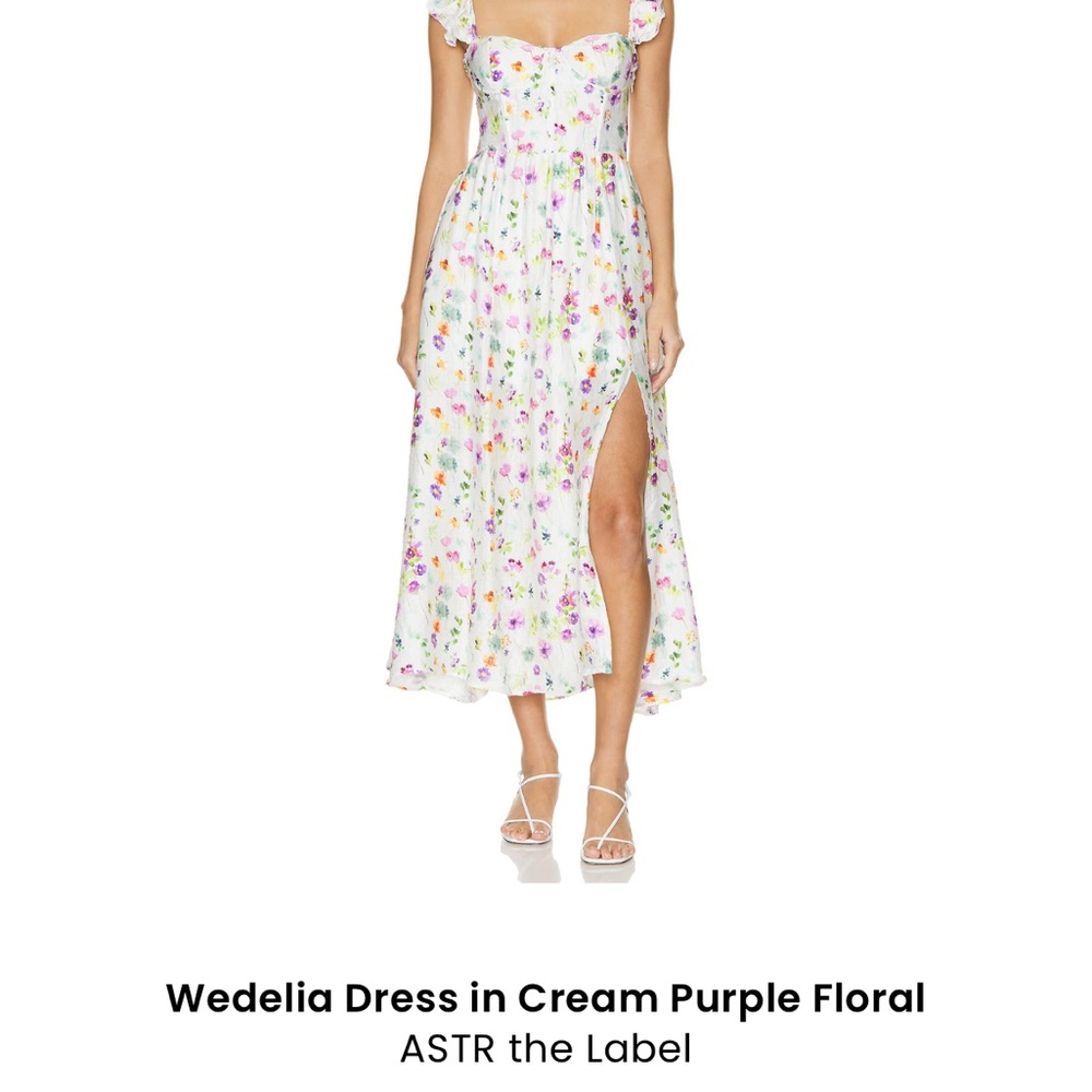 ASTR The Label Wedelia White Dress Size Small